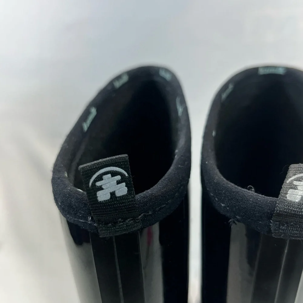 Kamik Rain Boots glossy  Women’s SZ 8 Black like new